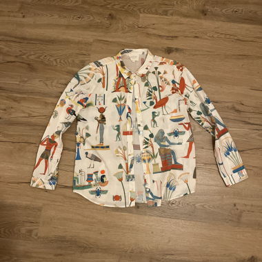 Camicia a maniche lunghe stampata