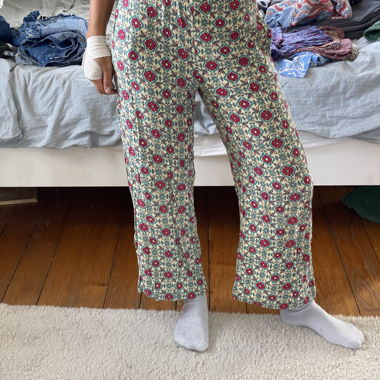 Patterned Zara summer trousers