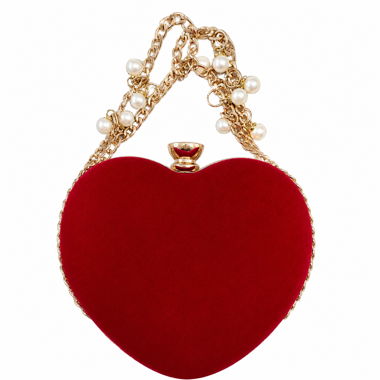 Pochette en forme de cœur
