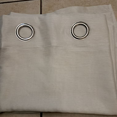 Set da 5 tende voile bianche