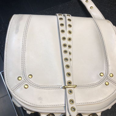 Borsa in pelle beige Jérôme Dreyfuss