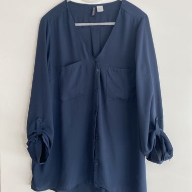 Camicia blu  H&M