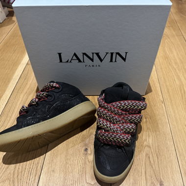 Lanvin sneakers curb en cuir 