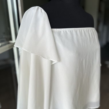 Haut blanc modulable