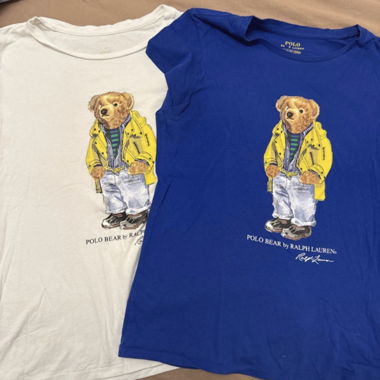 Deux magliettine in cotone Polo Ralph Lauren originale