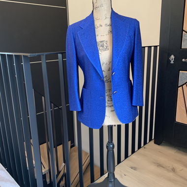 Blauer Blazer Tagliatore Gr. S