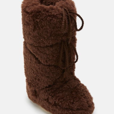 Stivali Icon Extra bouclé marrone scuro