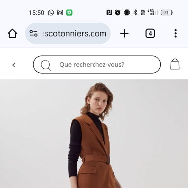 Comptoir des cotonniers : Vide dressing 