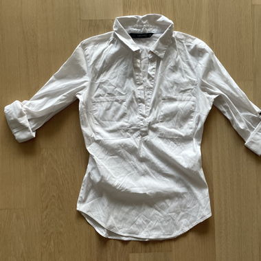 Blouse blanche – Zara Basic – Taille XS