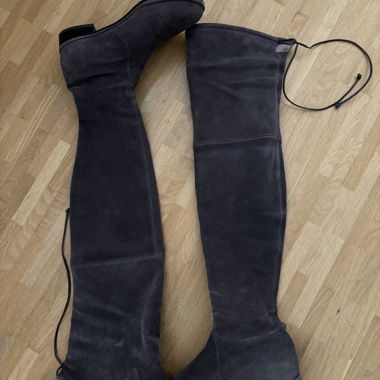 Bottes Stuart Weitzman Lowland en gris