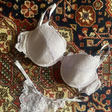 Underwear set in soft lavender