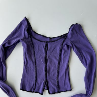 grunge Purple Ribble Longsleeve 