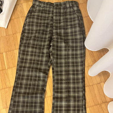 Karierte Hose 