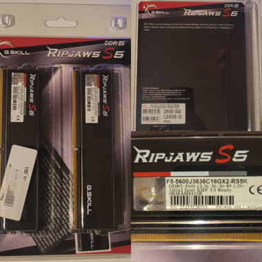 G.Skill Ripjaws S5 2 x 16GB, DDR5-RAM, DIMM