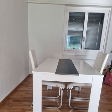 Table und 2 Stühle