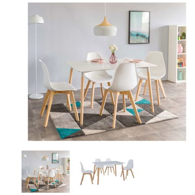 Table et 4 chaises