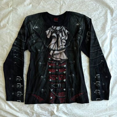 “Capella” gothic long sleeve top