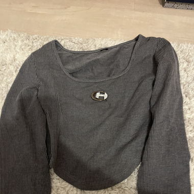 Crop Top Grey