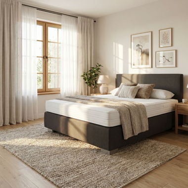 High-Quality Philrouge Boxspring Bed with Mattress
