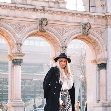 Mantel mit Bindegürtel, H&M, 36