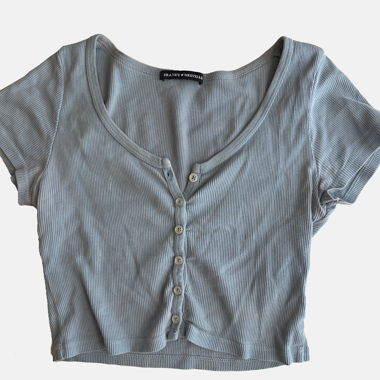 Crop Top Blue