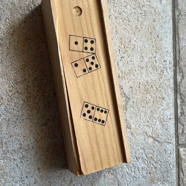 Domino Wooden Box