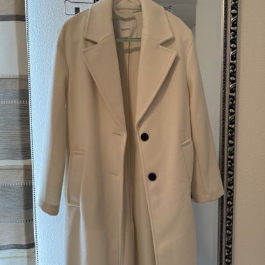 Manteau beige Bershka