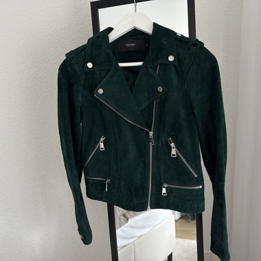 Biker leather jacket