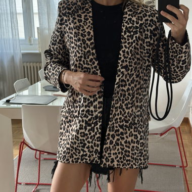 Blazer leopardato TG.U Made in Italy