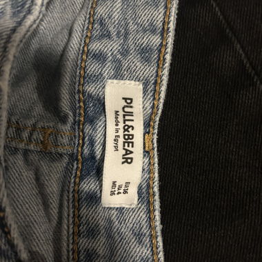 Pull&Bear Damen Jeans W26 EU 36 hellblau