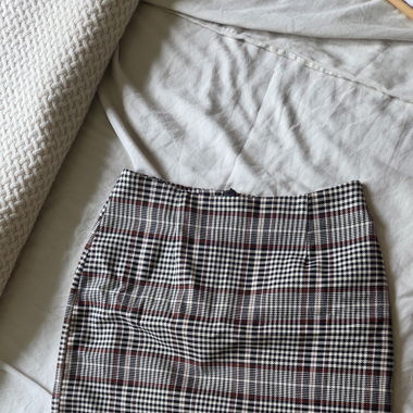 Plaid skirt by H&M