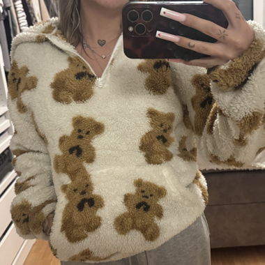 Teddy Kapuzenpullover