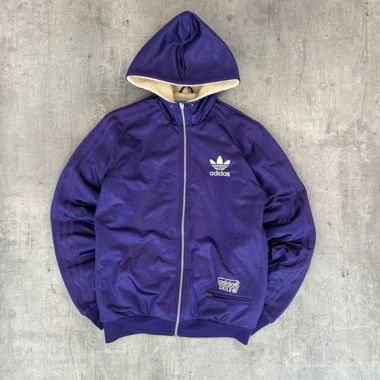 Vintage Adidas Chile 62 Faux Fur Jacket (S)