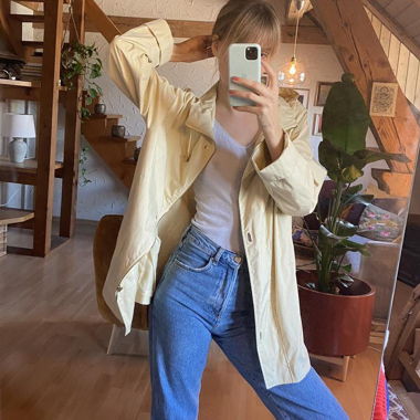 Veste légère en butteryellow