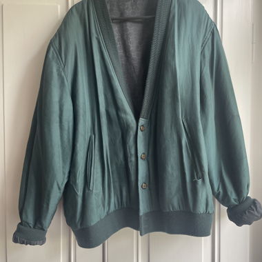 Giacca bomber vintage verde