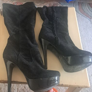 Schwarze Stiefel 