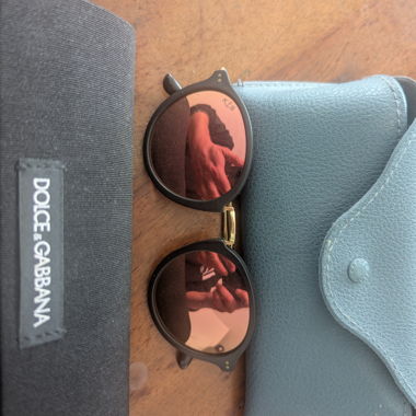 kapten&son Sonnenbrille rund schwarz