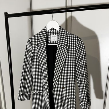 Karierter Blazer