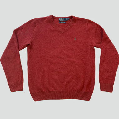 Ralph Lauren lambswool sweatshirt red