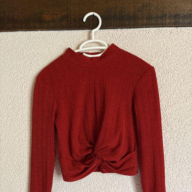 Roter Pullover