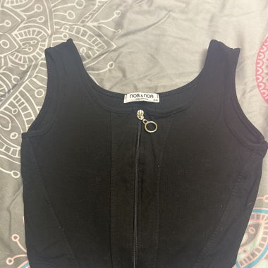 schwarzes top