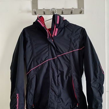 Ski-/Snowboardjacke Schwarz/Pink