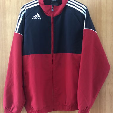 Veste d'entraînement Adidas rouge/noir