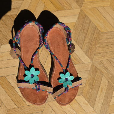Sandales pour femmes colorées