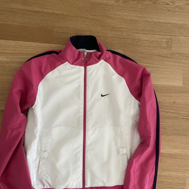 Veste de survetement Nike rose/blanc