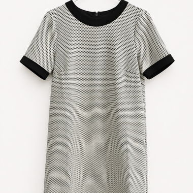 Robe Sisley noir et blanc T36 – excellent état
