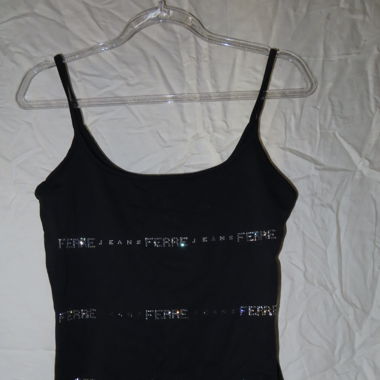 Schwarzes Croptop 