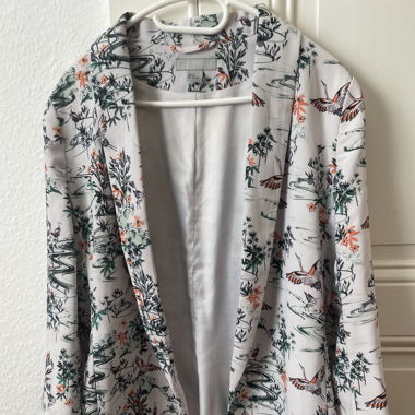 Blazer -Japanese style print