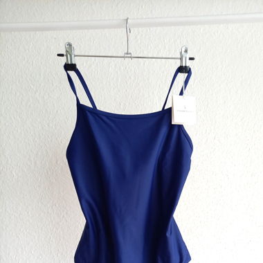 New Organic Basics UPF50 Navy Blue Swimsuit S/XS