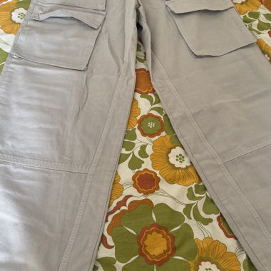Pantalon cargo beige
